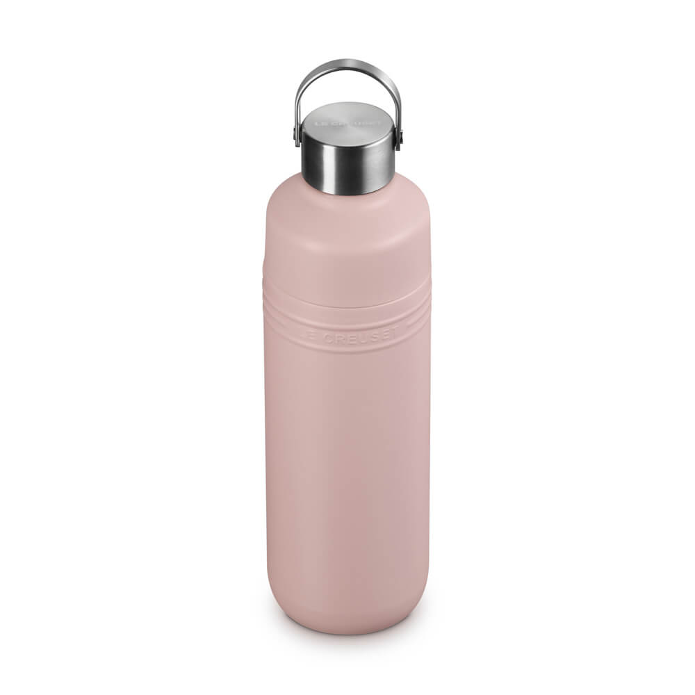 Le Creuset On The Go Shell Pink Insulated Water Bottle 1L